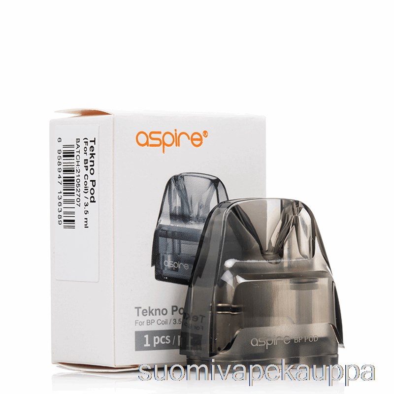 Vape Kauppa Aspire Tekno Vaihtokotelot [bp] 3,5ml Pod - Kela Ei Sisällä.